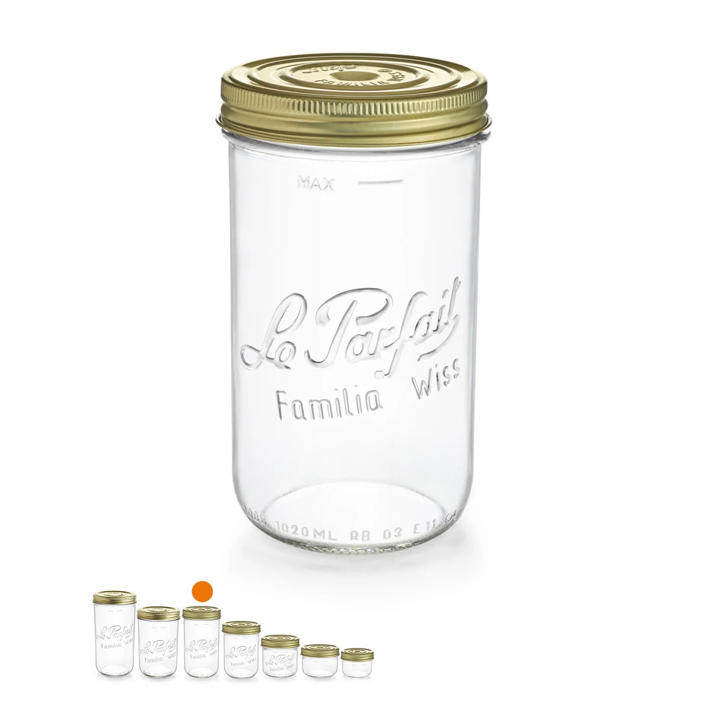 Familia Wiss Terrines Mason Jar 900ml | Preserving Jars – Le Parfait