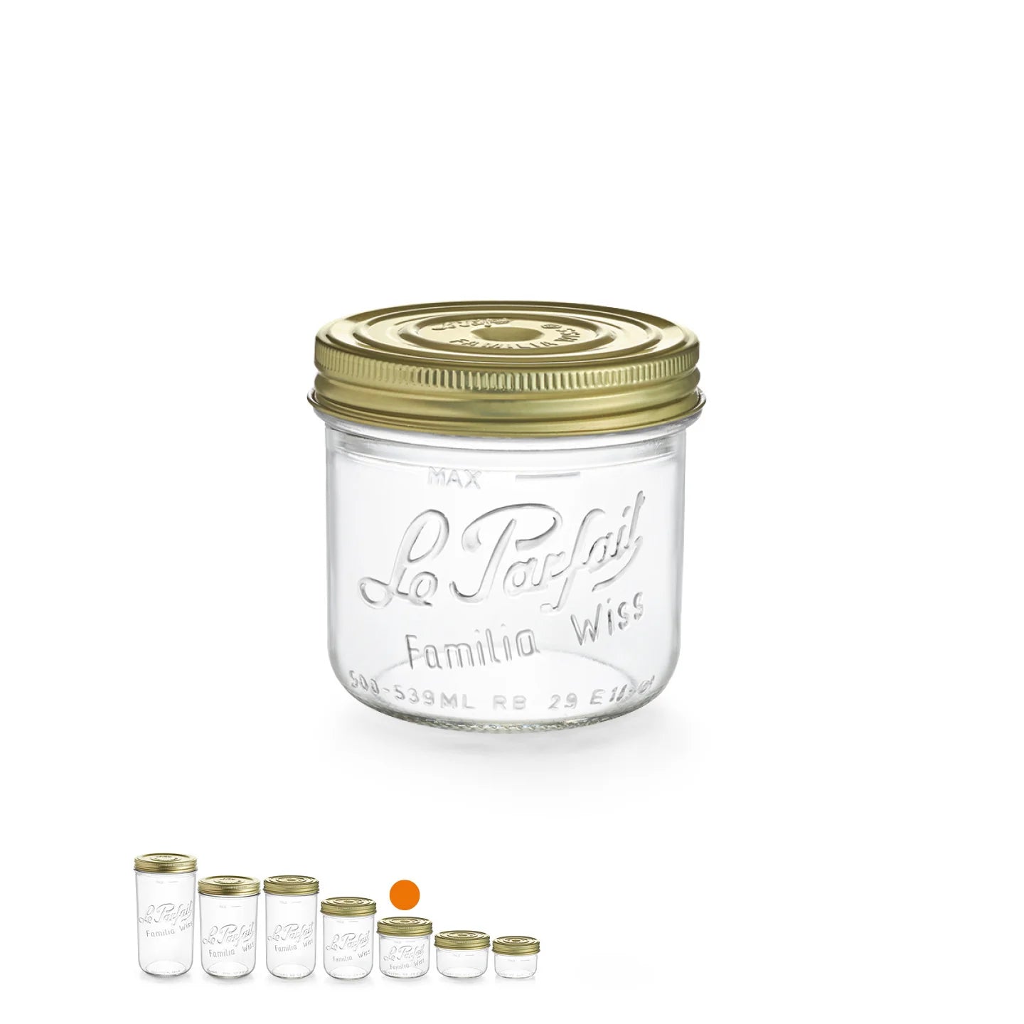 Le Parfait - familia-wiss-terrines-mason-jar-500ml