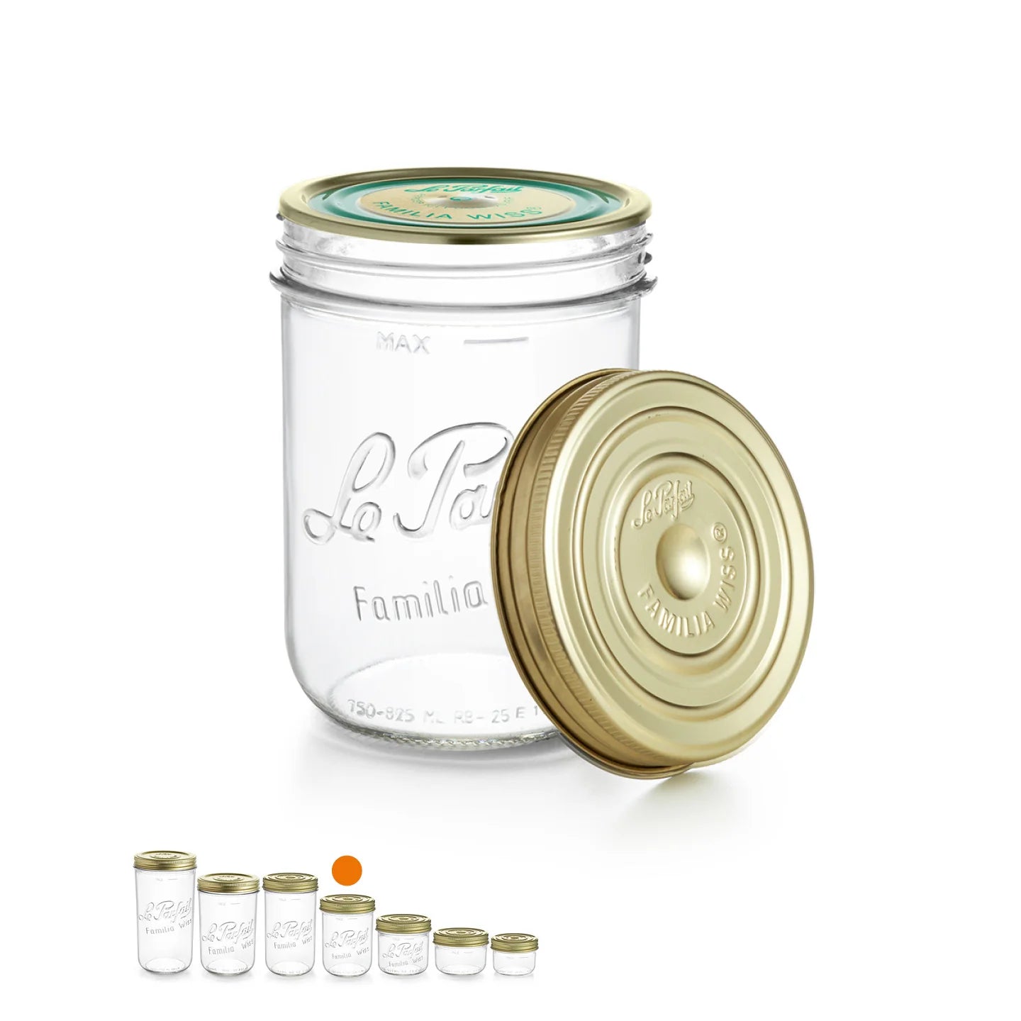 Le Parfait - familia-wiss-terrines-mason-jar-750ml