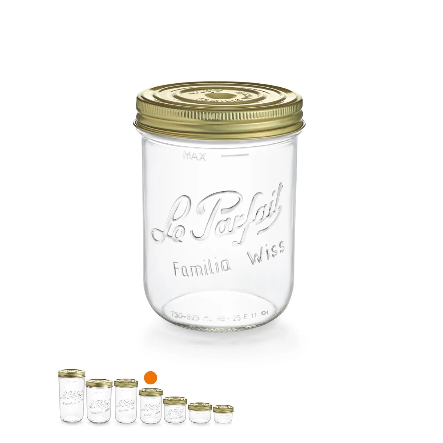 Le Parfait - familia-wiss-terrines-mason-jar-750ml