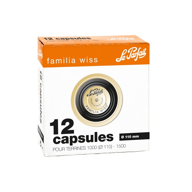 Le Parfait - familia-wiss-sealing-cap-12-pk-11cm-black