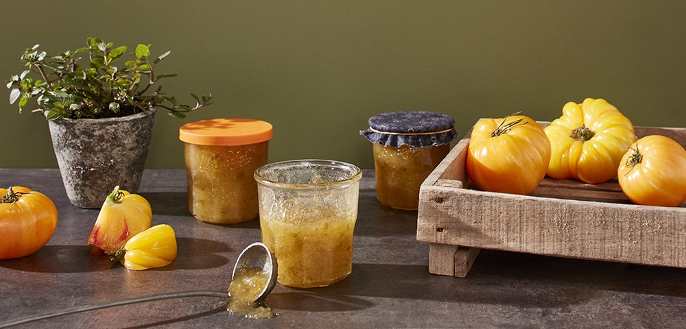 Le Parfait - jam-jar-w-orange-lid-324ml